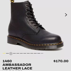 Ambassador Leather Lace-Up Boots
